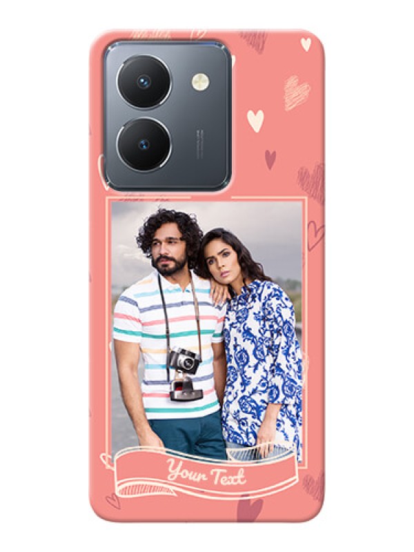 Custom Vivo Y36 custom mobile phone cases: love doodle art Design