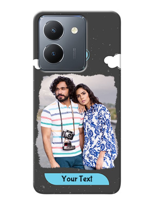 Custom Vivo Y36 Mobile Back Covers: splashes with love doodles Design