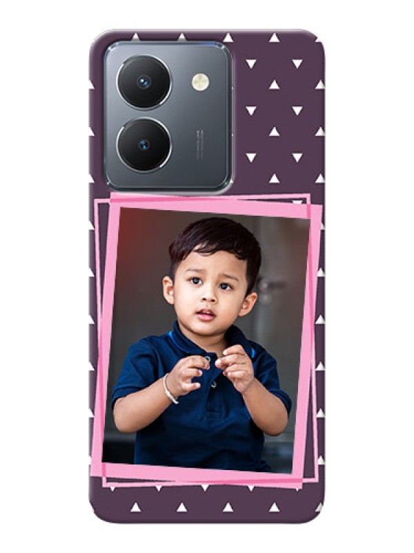 Custom Vivo Y36 Phone Cases: Triangle Pattern Dotted Design