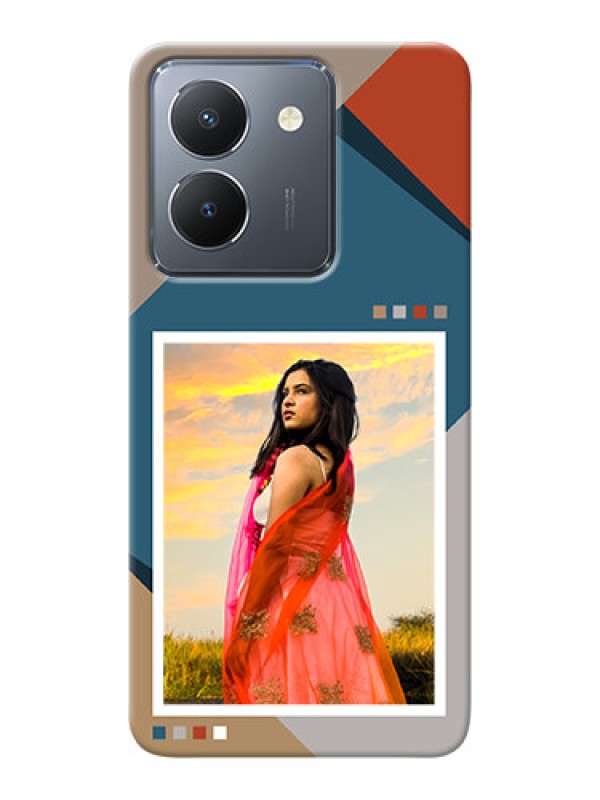 Custom Vivo Y36 Personalized Phone Case with Retro color pallet Design