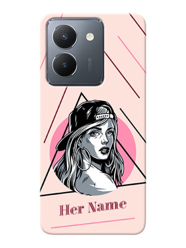 Custom Vivo Y36 Personalized Phone Case with Rockstar Girl Design