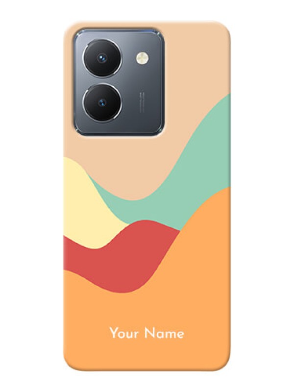 Custom Vivo Y36 Personalized Phone Case with Ocean Waves Multiwithcolour Design