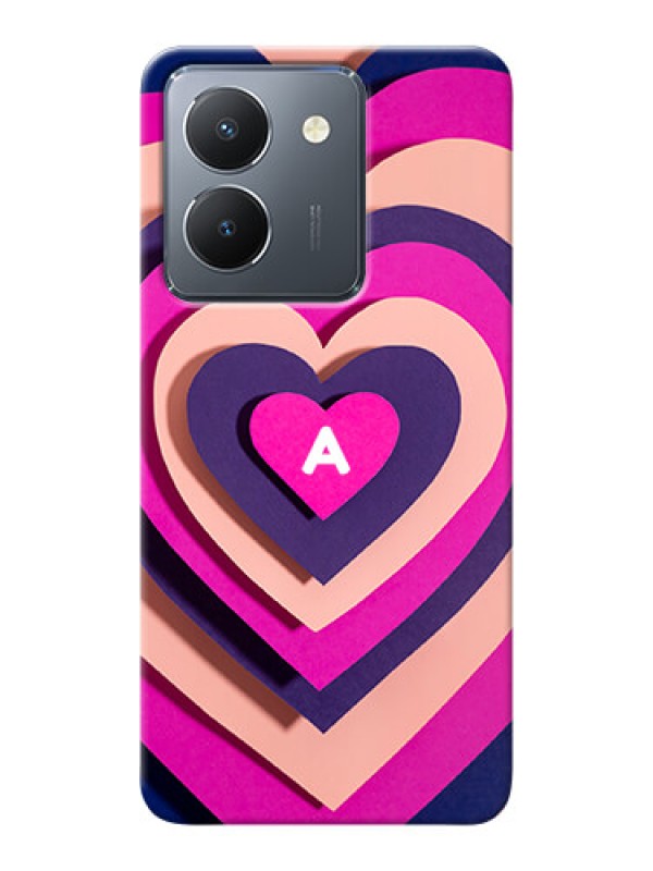 Custom Vivo Y36 Custom Mobile Case with Cute Heart Pattern Design