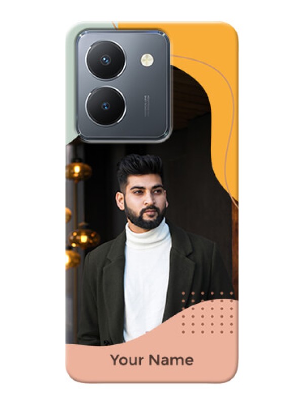Custom Vivo Y36 Personalized Phone Case with Triwithcoloured overlay design