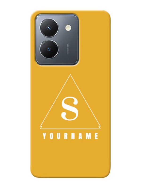 Custom Vivo Y36 Personalized Phone Case with simple triangle Design