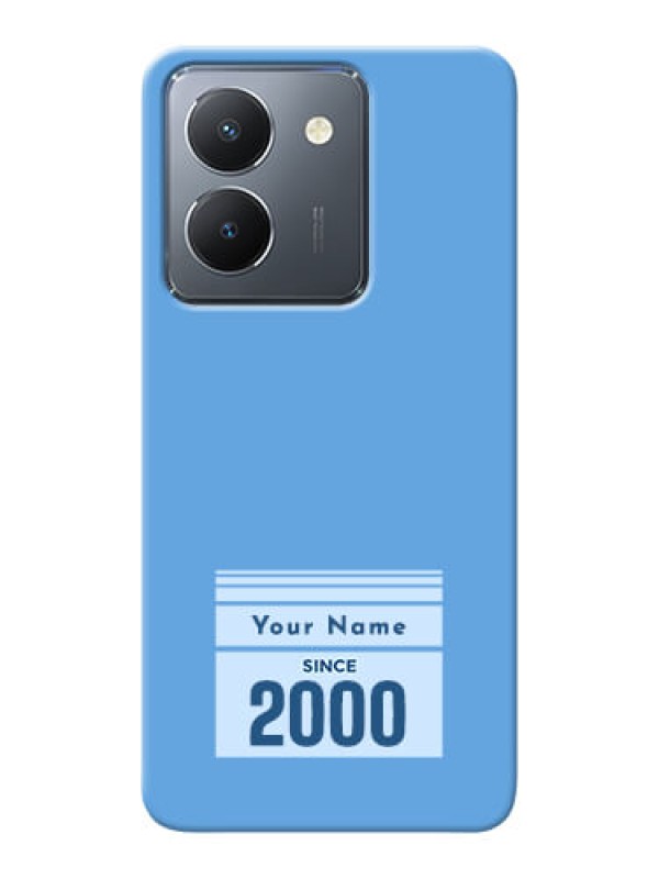 Custom Vivo Y36 Custom Mobile Case with Custom Year of birth Design