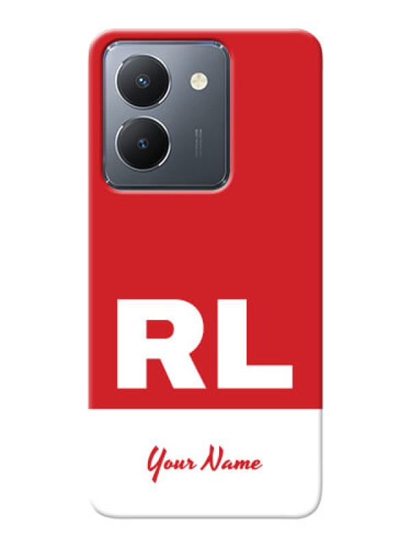Custom Vivo Y36 Personalized Phone Case with dual tone custom text Design