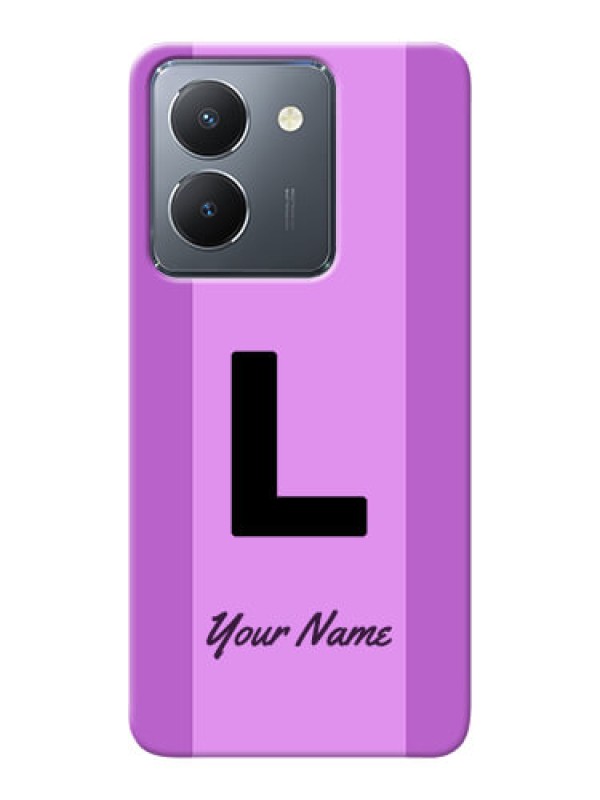 Custom Vivo Y36 Custom Phone Case with Tricolor custom text Design