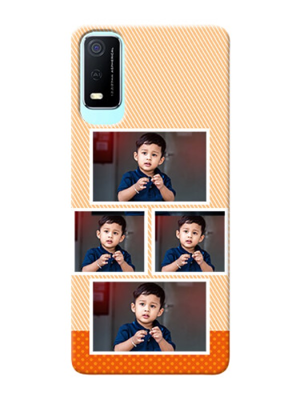Custom Vivo Y3s Mobile Back Covers: Bulk Photos Upload Design