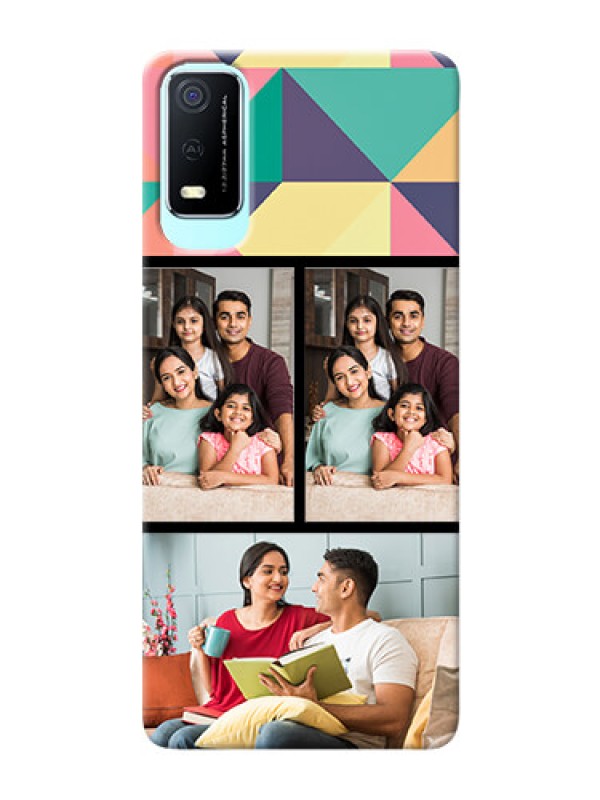 Custom Vivo Y3s personalised phone covers: Bulk Pic Upload Design