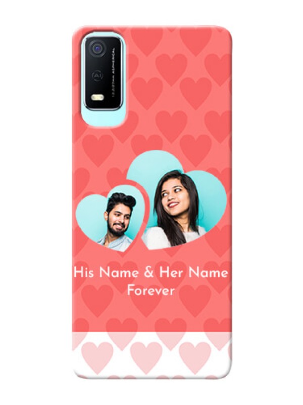 Custom Vivo Y3s personalized phone covers: Couple Pic Upload Design