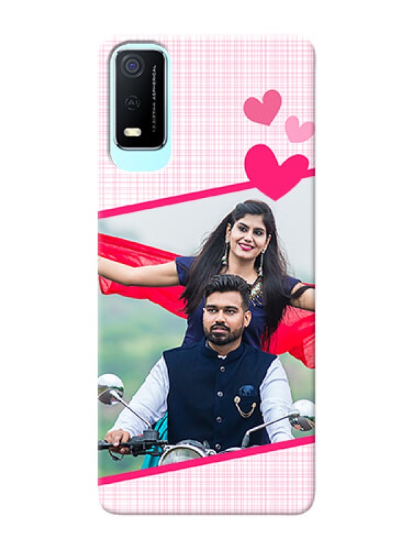 Custom Vivo Y3s Personalised Phone Cases: Love Shape Heart Design