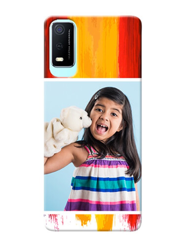Custom Vivo Y3s custom phone covers: Multi Color Design