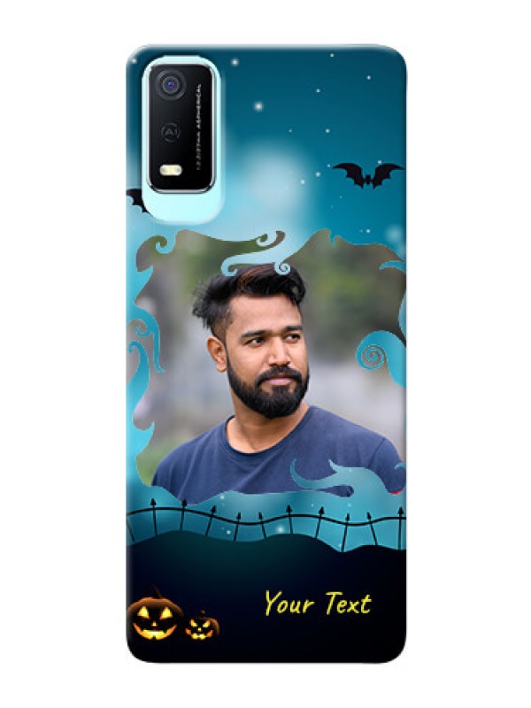 Custom Vivo Y3s Personalised Phone Cases: Halloween frame design