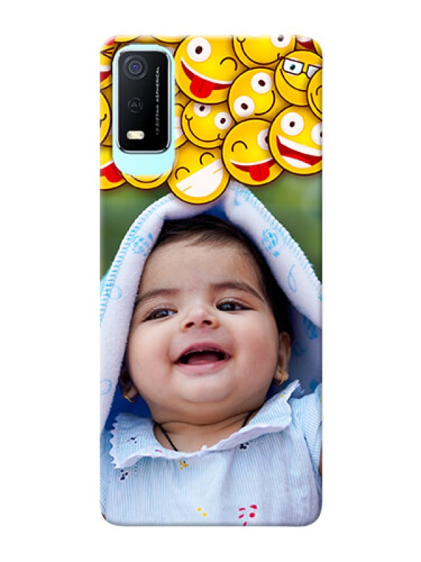 Custom Vivo Y3s Custom Phone Cases with Smiley Emoji Design