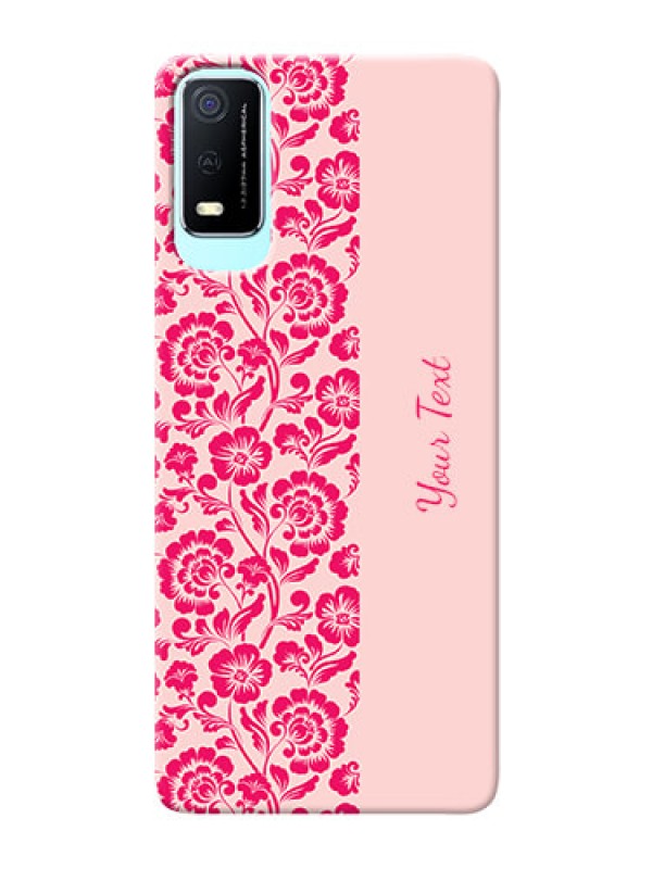 Custom Vivo Y3S Phone Back Covers: Attractive Floral Pattern Design