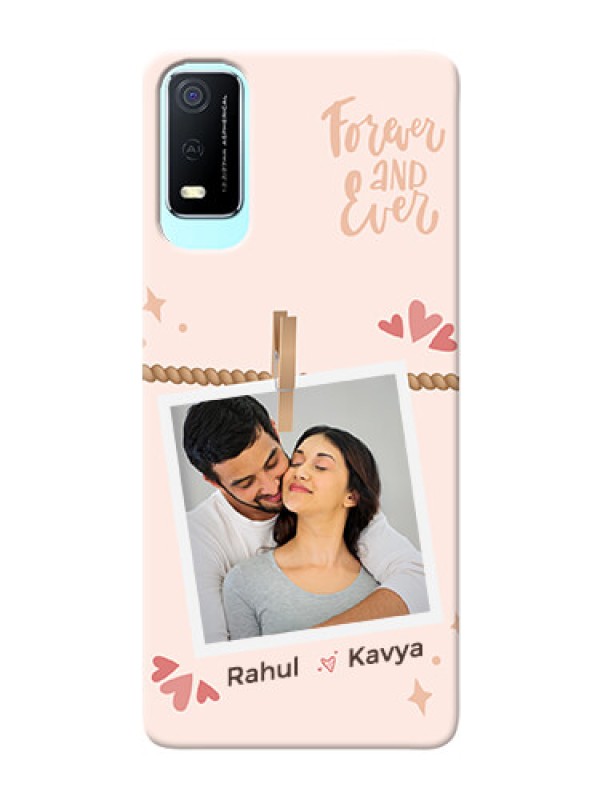 Custom Vivo Y3S Phone Back Covers: Forever and ever love Design