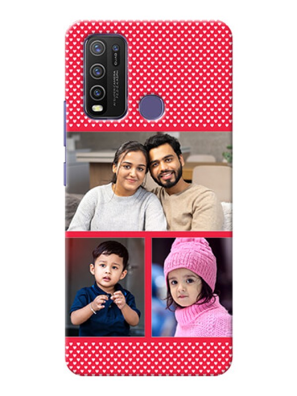 Custom Vivo Y50 mobile back covers online: Bulk Pic Upload Design