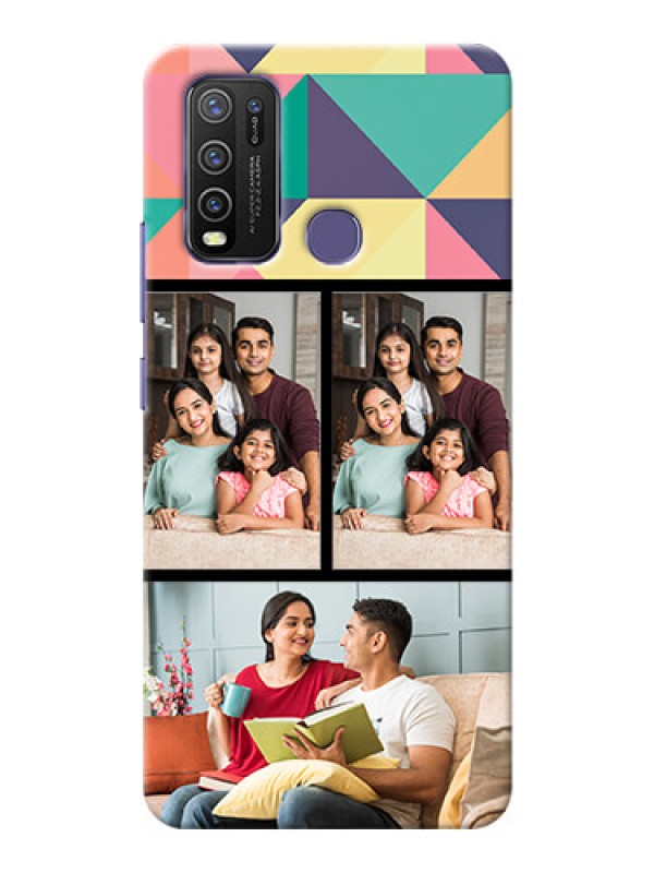 Custom Vivo Y50 personalised phone covers: Bulk Pic Upload Design