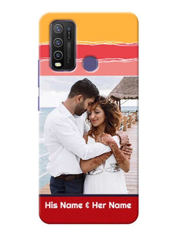 Custom Vivo Y50 custom mobile phone covers: Colorful Case Design