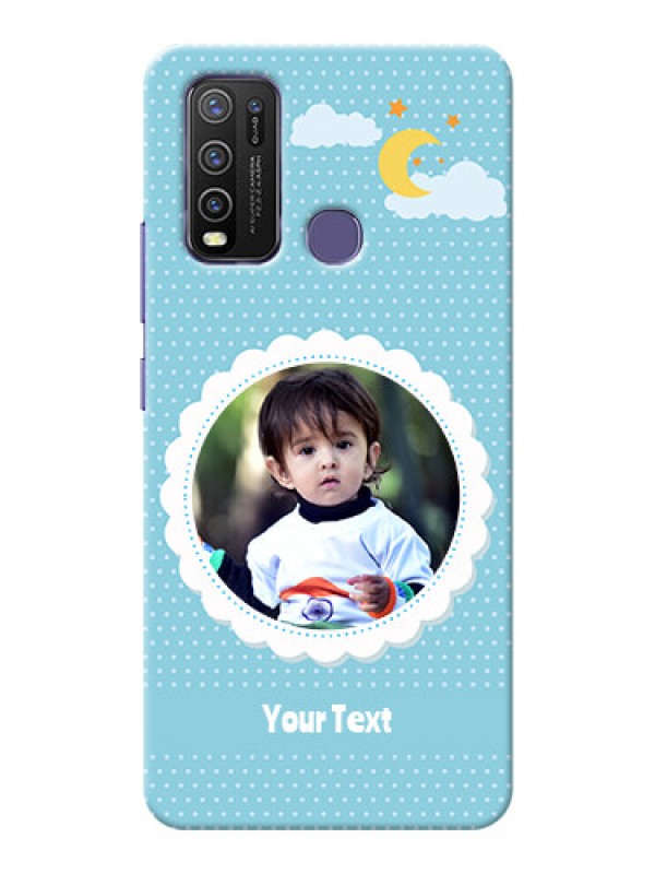 Custom Vivo Y50 mobile cases online: violet Pattern Design