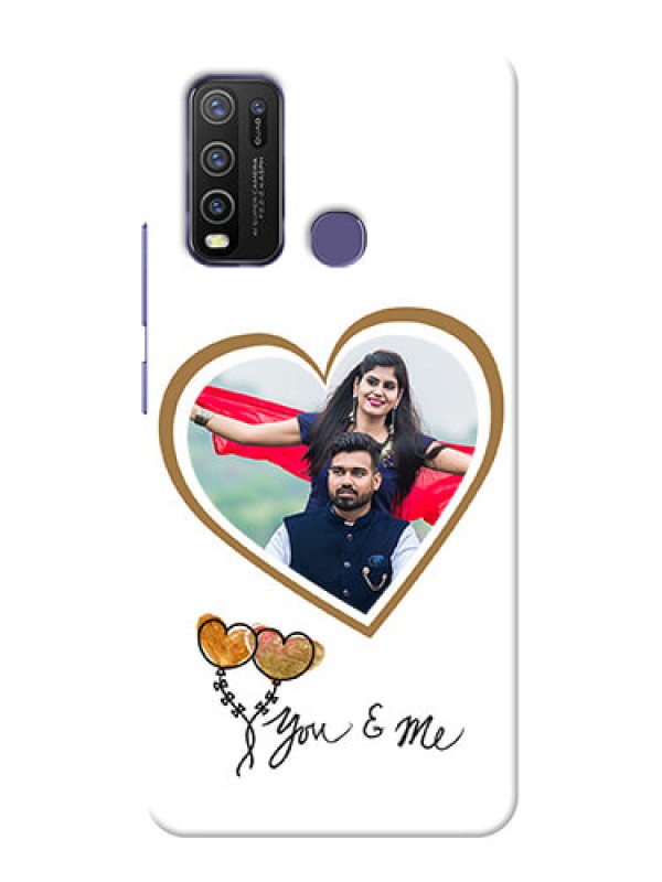 Custom Vivo Y50 customized phone cases: You & Me Design