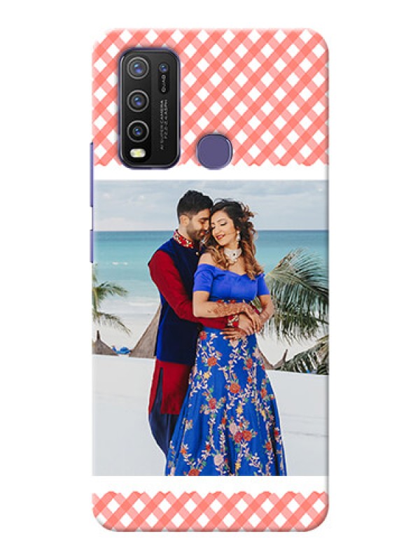 Custom Vivo Y50 custom mobile cases: Pink Pattern Design