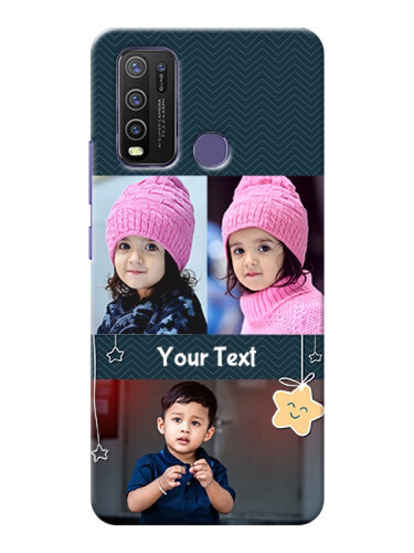 Custom Vivo Y50 Mobile Back Covers Online: Hanging Stars Design