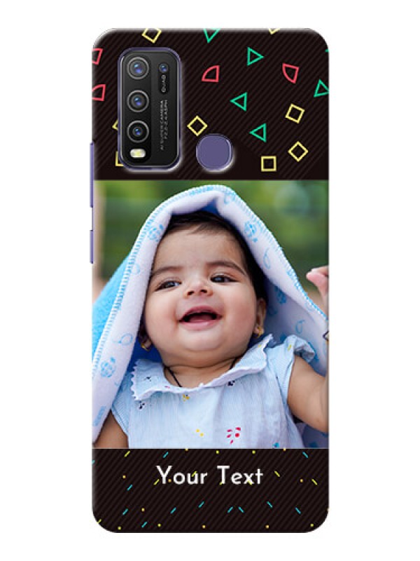 Custom Vivo Y50 custom mobile cases with confetti birthday design