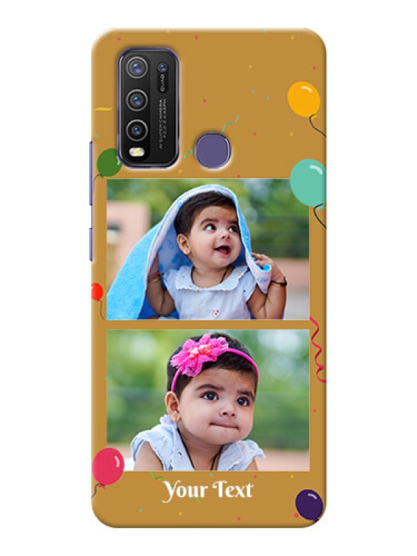 Custom Vivo Y50 Phone Covers: Image Holder with Birthday Celebrations Design