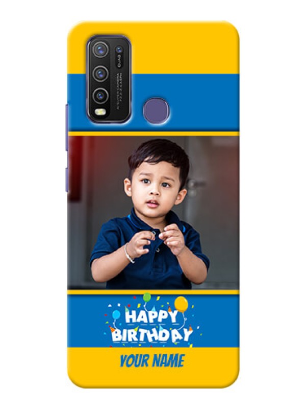 Custom Vivo Y50 Mobile Back Covers Online: Birthday Wishes Design