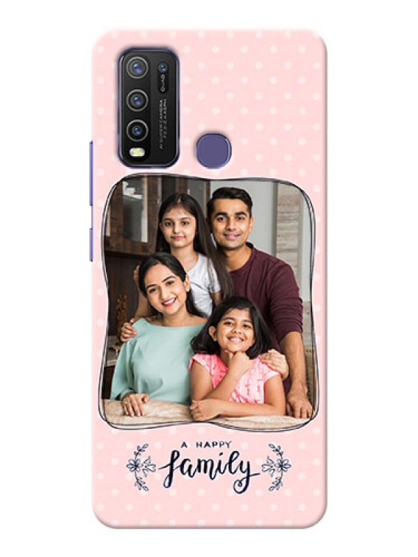 Custom Vivo Y50 Personalized Phone Cases: Family with Dots Design