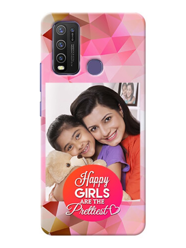 Custom Vivo Y50 Personalized Phone Covers: Abstract Triangle Design