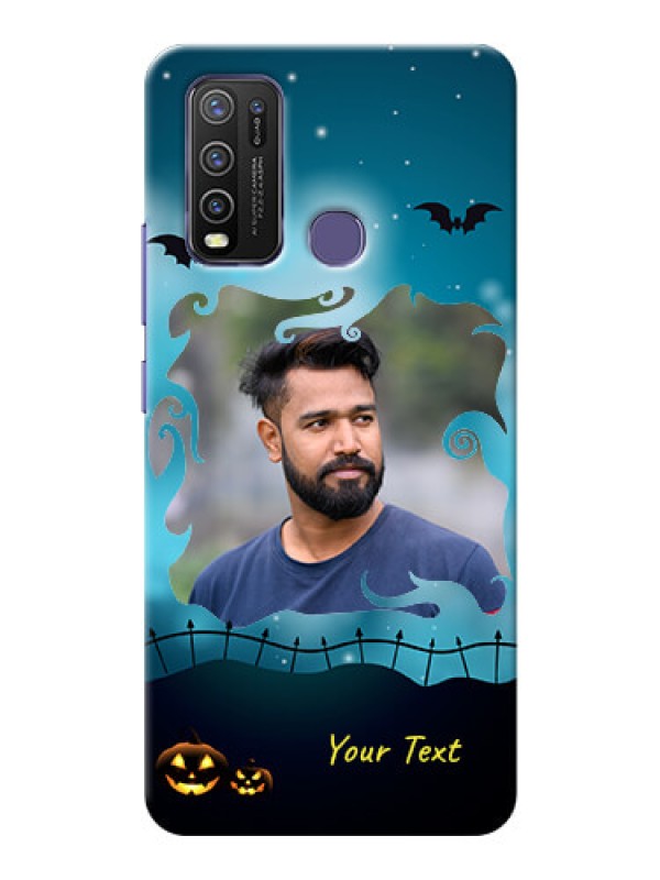 Custom Vivo Y50 Personalised Phone Cases: Halloween frame design