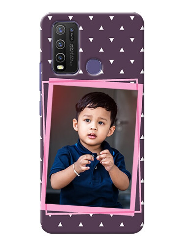 Custom Vivo Y50 Phone Cases: Triangle Pattern Dotted Design