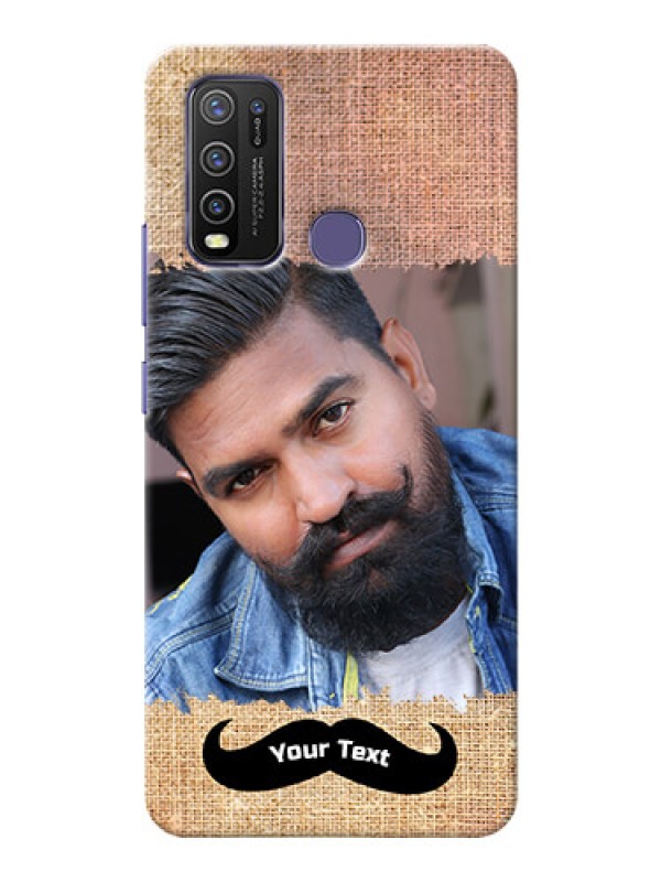 Custom Vivo Y50 Mobile Back Covers Online with Texture Design
