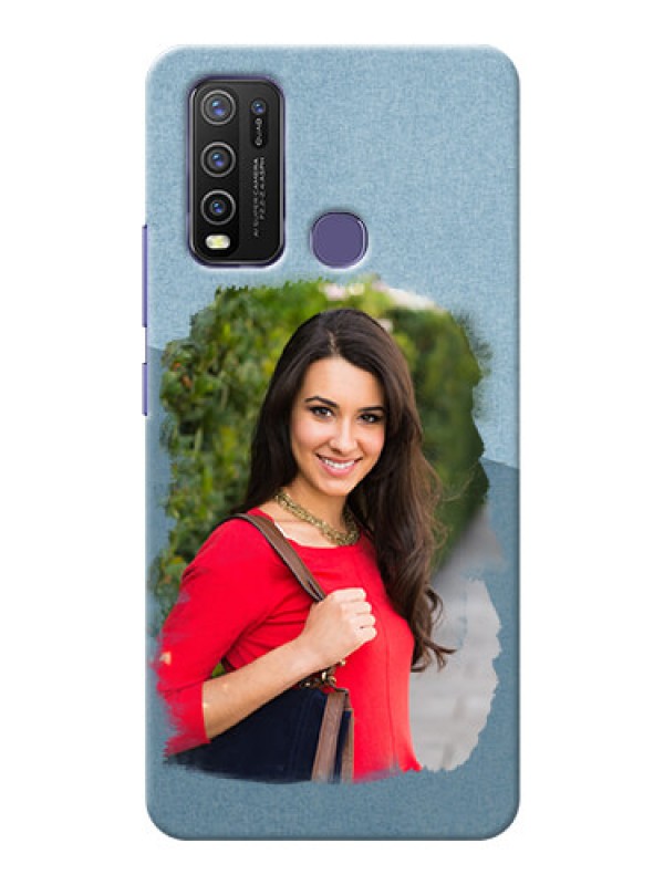 Custom Vivo Y50 custom mobile phone covers: Grunge Line Art Design