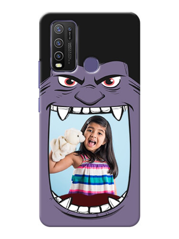 Custom Vivo Y50 Personalised Phone Covers: Angry Monster Design