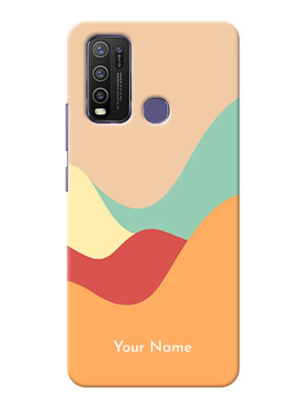 Custom Vivo Y50 Custom Mobile Case with Ocean Waves Multi-colour Design