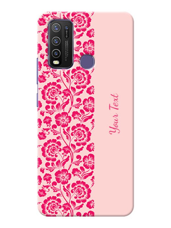 Custom Vivo Y50 Phone Back Covers: Attractive Floral Pattern Design