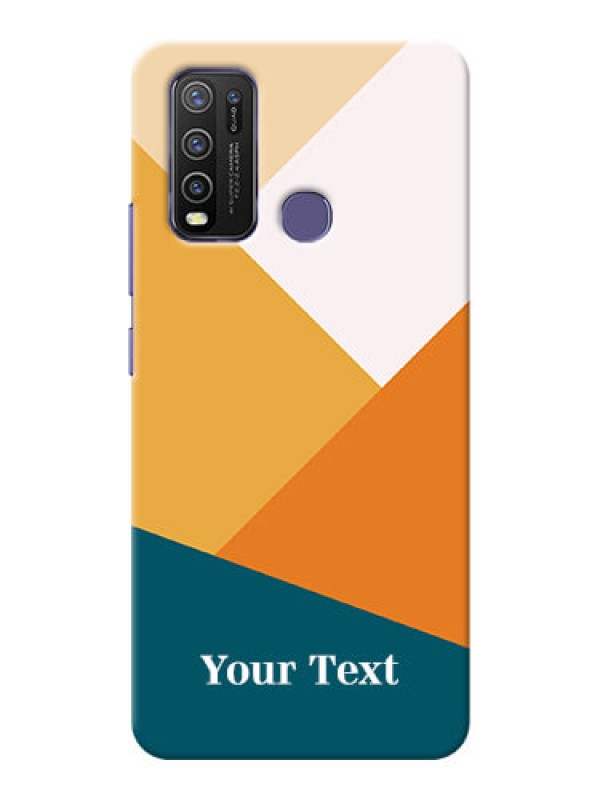 Custom Vivo Y50 Custom Phone Cases: Stacked Multi-colour Design