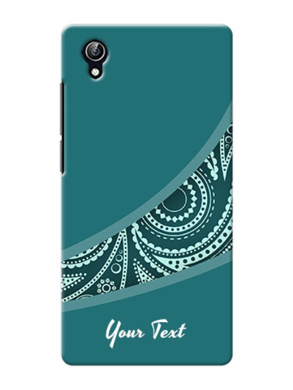 Custom Vivo Y51 L Custom Phone Covers: semi visible floral Design