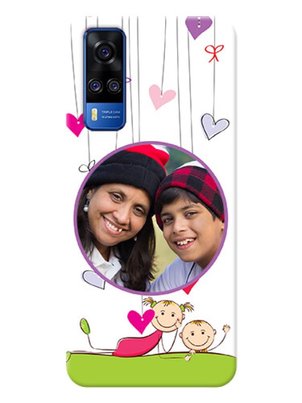 Custom Vivo Y51 Mobile Cases: Cute Kids Phone Case Design