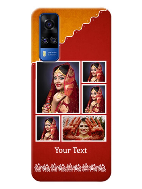 Custom Vivo Y51 customized phone cases: Wedding Pic Upload Design