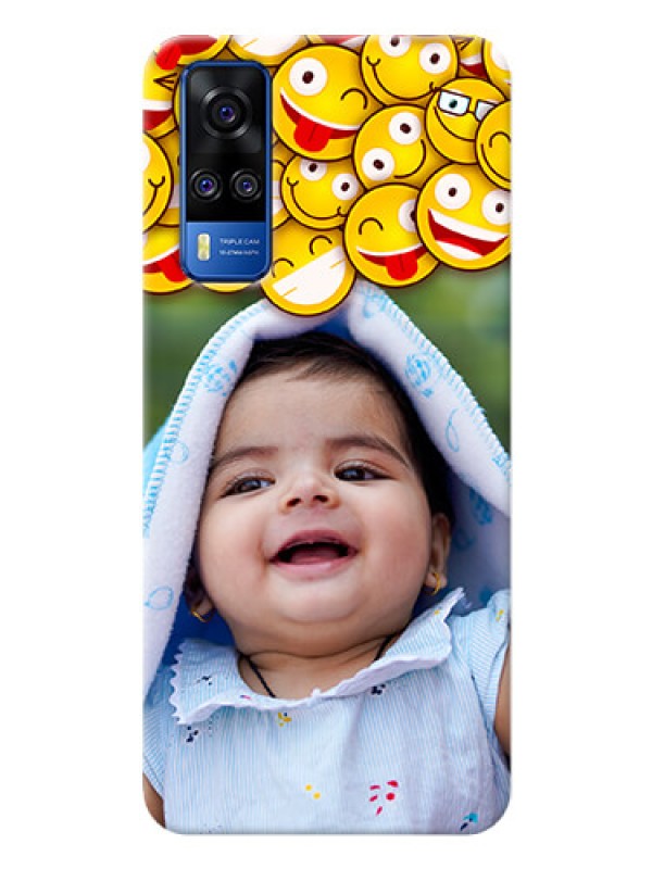 Custom Vivo Y51 Custom Phone Cases with Smiley Emoji Design