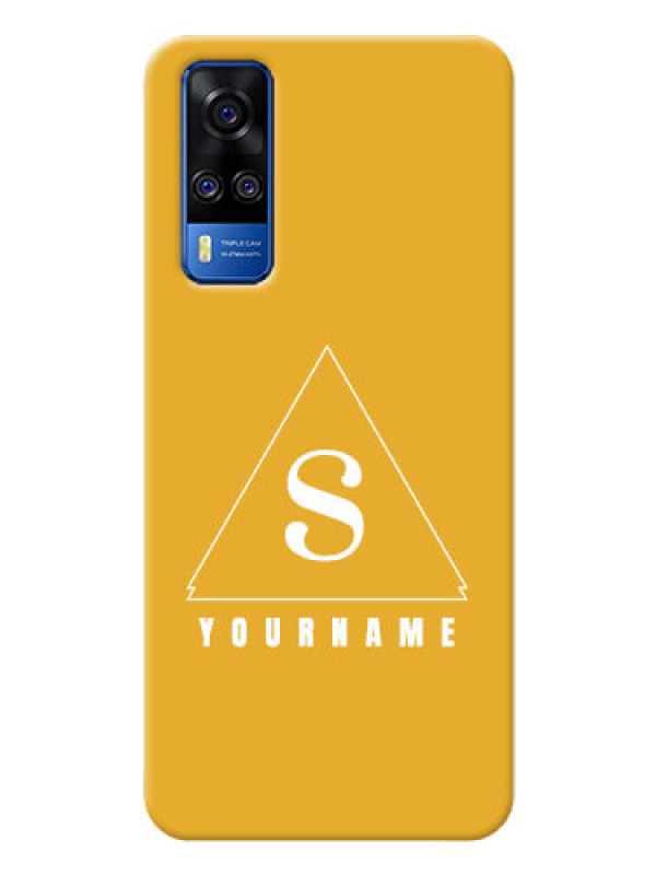 Custom Vivo Y51 Custom Mobile Case with simple triangle Design