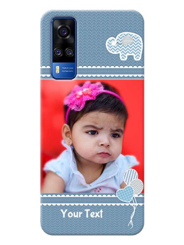 Custom Vivo Y51A Custom Phone Covers with Kids Pattern Design