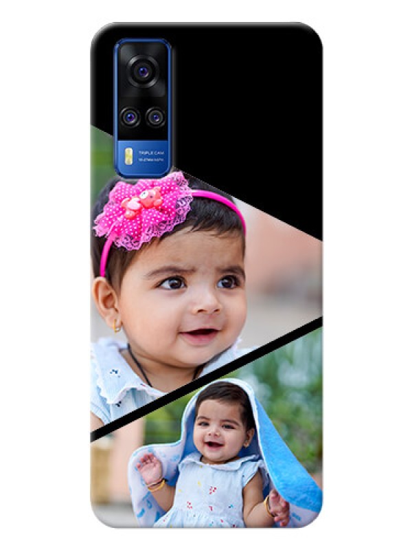 Custom Vivo Y51A mobile back covers online: Semi Cut Design