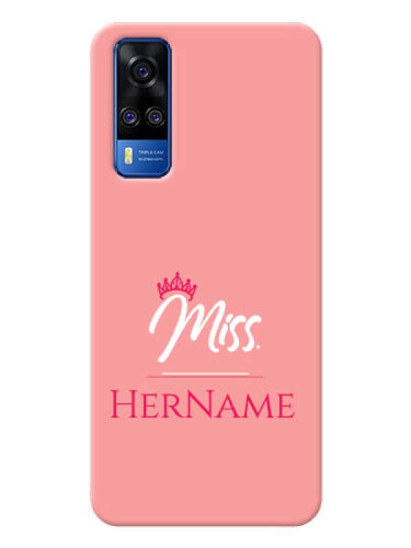 Custom Vivo Y51A Custom Phone Case Mrs with Name