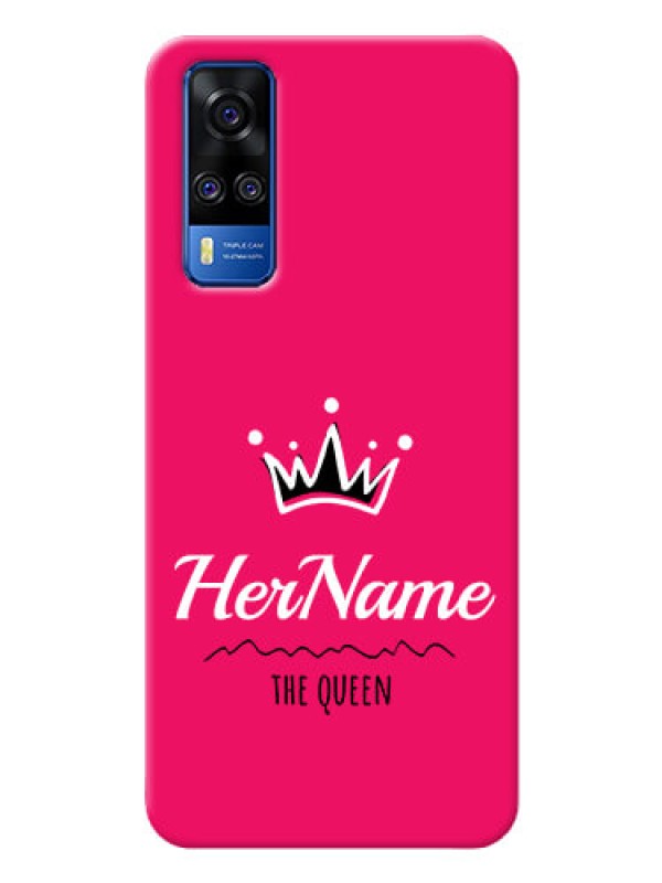 Custom Vivo Y51A Queen Phone Case with Name
